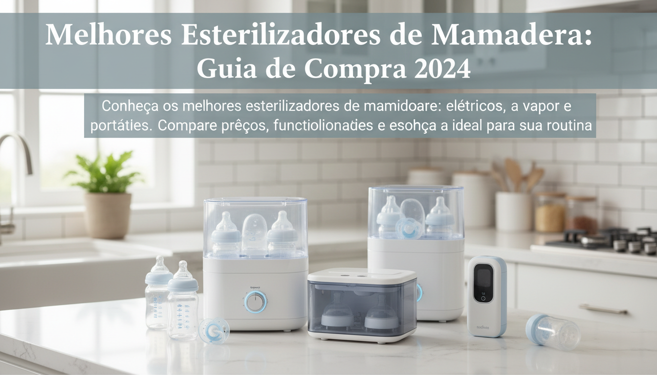 Melhores Esterilizadores de Mamadeira: Guia de Compra 2024